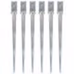 vidaXL Piquets au sol 6 pcs Argenté 7x7x90 cm Acier galvanisé - TU
