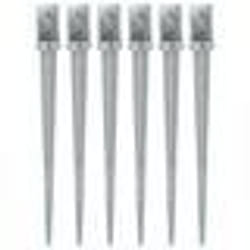 vidaXL Piquets au sol 6 pcs Argenté 8x8x91 cm Acier galvanisé - TU