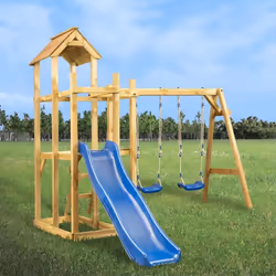 Avec cette aire de jeux d'extérieur de qualité, vous pouvez transformer votre jardin en un terrain de jeu fascinant pour vos  ...