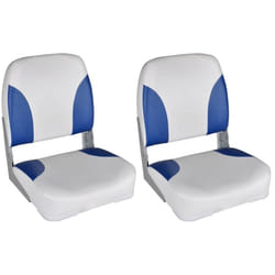 Vidaxl - Sièges de bateau lot de 2 Dossier pliable avec oreiller