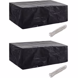 Cette housse de mobilier de jardin de haute qualité convient à la protection de votre mobilier en rotin contre la poussière,  ...