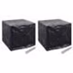 vidaXL Housse de réservoir d'eau de jardin 2pcs 8 œillet 116x100x120cm - TU