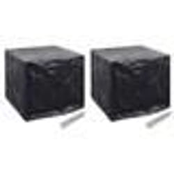 vidaXL Housse de réservoir d'eau de jardin 2pcs 8 œillet 116x100x120cm - TU