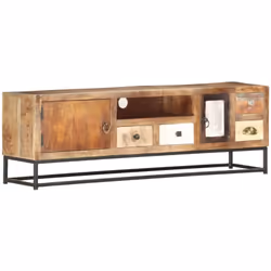 Notre table console se caractérise par une finition dorée et apportera un supplément intemporel à votre intérieur. Le meuble ...