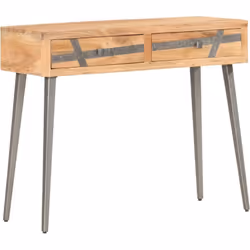 Cette table console de style industriel dégage un charme vintage et sera un supplément intemporel à votre intérieur. Cette ta ...