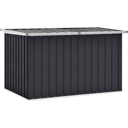 vidaXL Boîte de rangement de jardin Anthracite 149x99x93 cm