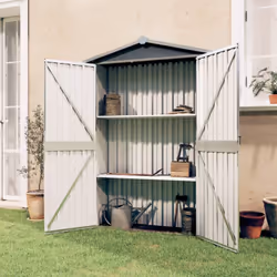 Description générale Cet abri de jardin est idéal pour ranger une grande variété d'objets tels que des outils, des meubles de ...