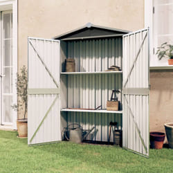 Abri de jardin Anthracite 116x45x175 cm Acier galvanisé Vidaxl
