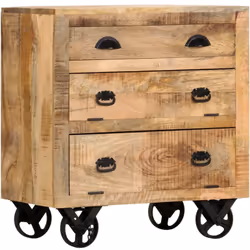 À la fois sophistiquée et élégante, notre armoire latérale donne un clin d'œil au charme vintage et au style industriel avec  ...