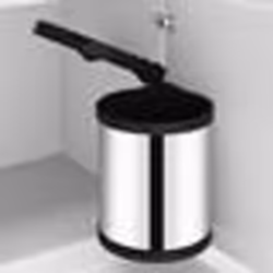vidaXL Poubelle intégrée de cuisine Acier inoxydable 12 L
