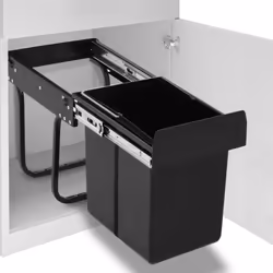 Description générale Cette poubelle est une solution idéale pour toute cuisine. Elle peut facilement s'insérer dans le placar ...