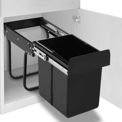 Vidaxl - Poubelle amovible de cuisine fermeture en douceur 20 l