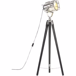 Illuminez votre espace de vie avec notre lampadaire à trépied de style rétro ! Cette lampe spot au design vintage est un accr ...