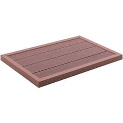 Lément de plancher pour douche solaire Marron 101x63x5,5cm wpc Vidaxl