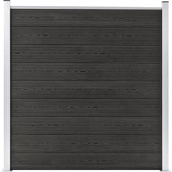 Clôture de jardin wpc 180x186 cm Gris Vidaxl