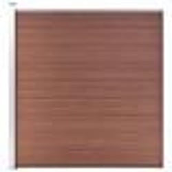 vidaXL Clôture de jardin WPC 175x186 cm Marron - TU
