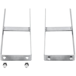 Vidaxl - Piquets de clôture de sol 2 pcs pour clôture en wpc Acier 40 cm