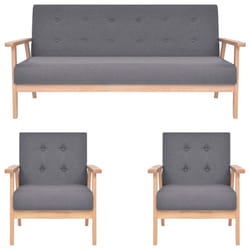 VidaXL 279145 canapé Gris