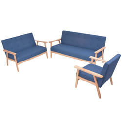 VidaXL 279146 canapé Bleu
