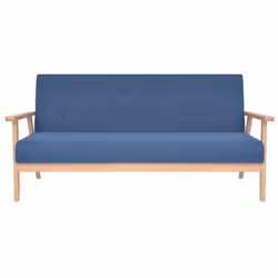VidaXL 279146 canapé Bleu