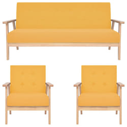 VidaXL 279147 canapé Jaune