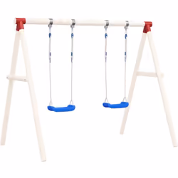 Ces sièges de balançoire pratiques avec cordes se fixent facilement au cadre de la balançoire et permettent à vos enfants de ...