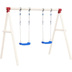 Vidaxl - Sièges de balançoire avec cordes 2 pcs bleu 38x16 cm pe