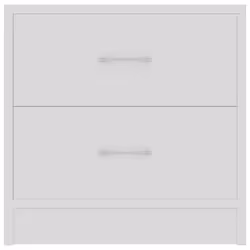 VidaXL 801036 Table de nuit et table de chevet Blanc - Vue supplémentaire 5