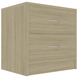 VidaXL 801041 Table de nuit et table de chevet Chêne