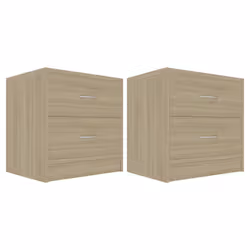VidaXL 801042, Chêne, Bois, 400 mm, 300 mm, 400 mm, 2 pièce(s)