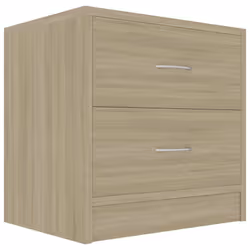 VidaXL 801042 Table de nuit et table de chevet Chêne