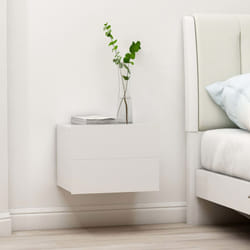 VidaXL 801053 Table de nuit et table de chevet Blanc