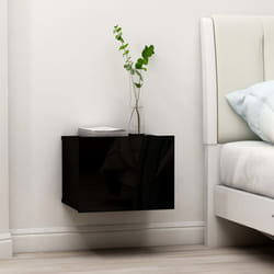 VidaXL 801056 Table de nuit et table de chevet Noir
