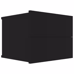 VidaXL 801056 Table de nuit et table de chevet Noir