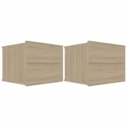 Apportez un charme classique à votre intérieur avec nos tables de chevet ! Fabriqué en bois d’ingénierie de qualité, cet ense ...