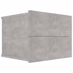 VidaXL 801061, Couleur du béton, Bois, 400 mm, 300 mm, 300 mm, 1 pièce(s)