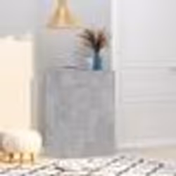 vidaXL Armoire à chaussures Gris béton 60x35x84 cm Bois d'ingénierie - TU