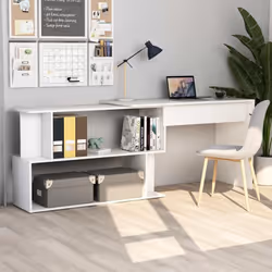 Description générale Notre bureau élégant et moderne sera un ajout pratique à votre espace d'étude et de travail. Grâce à son ...