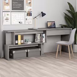 Notre bureau élégant et moderne sera un ajout pratique à votre espace d'étude et de travail ! Doté d'un design rotatif distin ...