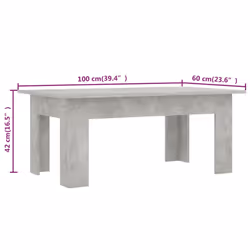 VidaXL 801183 Table à café, latérale et de salon - Vue supplémentaire 6