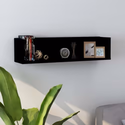 Gardez tous vos précieux CD ou DVD en sécurité sur cette étagère murale à CD. Élégante et pratique, elle est parfaite pour or ...