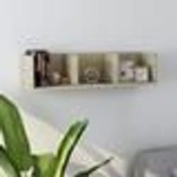 vidaXL Étagère murale à CD Chêne sonoma 75x18x18 cm Bois d'ingénierie - TU