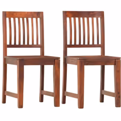 Cet ensemble de chaises en bois a un style industriel et sera un excellent supplément à la décoration de votre salle à manger ...