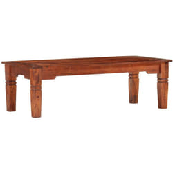 Table Basse 110 X 50 X 35 Cm Bois D'Acacia Solide Vidaxl