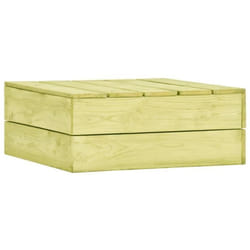 vidaXL Table de jardin 75x75x31 cm Bois de pin imprégné - TU