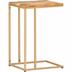 Cette table d'appoint en forme de C est à la fois élégante et pratique, et sera un point de mire dans n'importe quelle pièce. ...