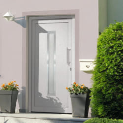 vidaXL Porte d'entrée Blanc 108x200 cm - TU