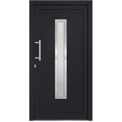 Porte D'Entrée Anthracite 98x190 Cm Vidaxl