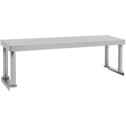vidaXL Étagère de table de travail 120x30x35 cm Acier inoxydable