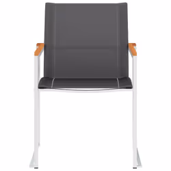 VidaXL 46497 chaise d'extérieur Terrace Bois d'acacia, Acier inoxydable, Textile
